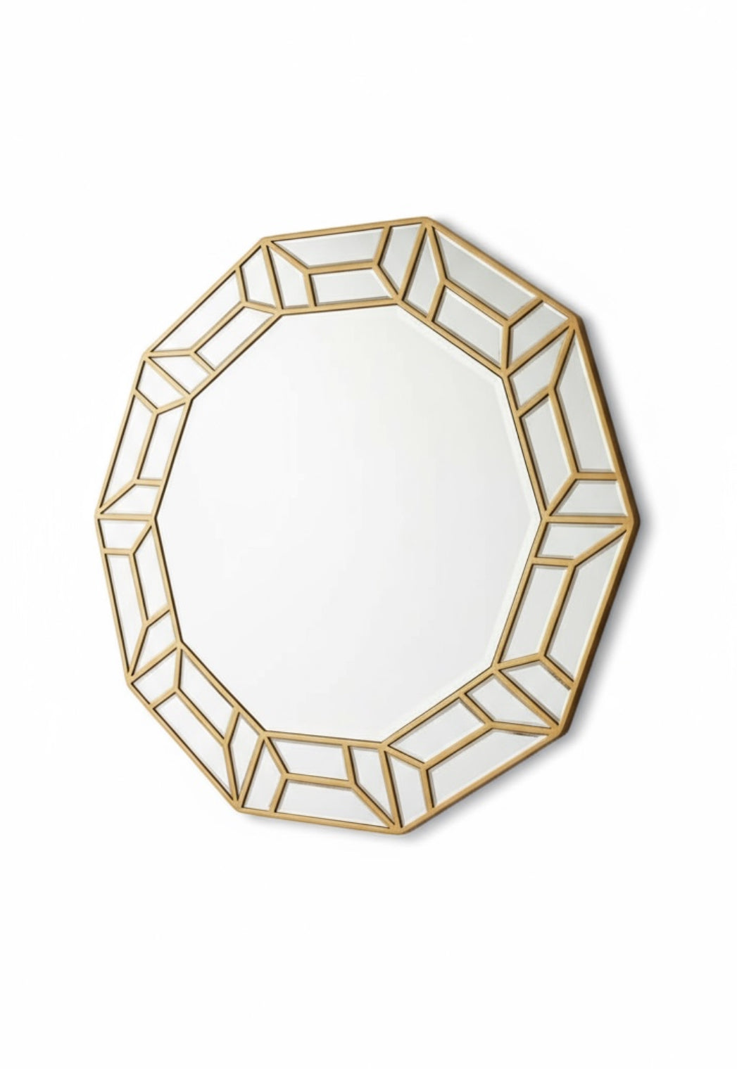 Round Net-X decorative mirror